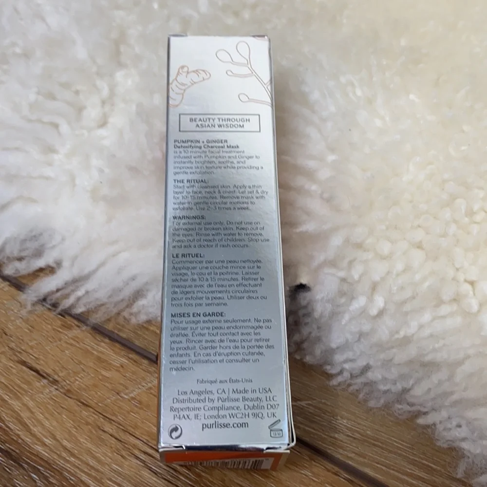 Purlisse Pumpkin‎ + Ginger Detoxifying Charcoal Mask